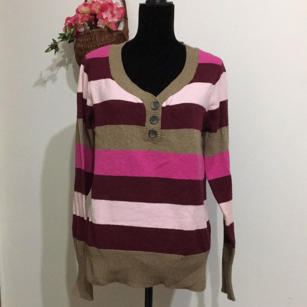 NWOT St JOHN’S BAY Sweater Lsz Classic Crafted
